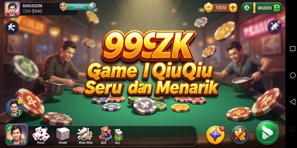 Tampilan gameplay QiuQiu yang menarik di 999ZK.