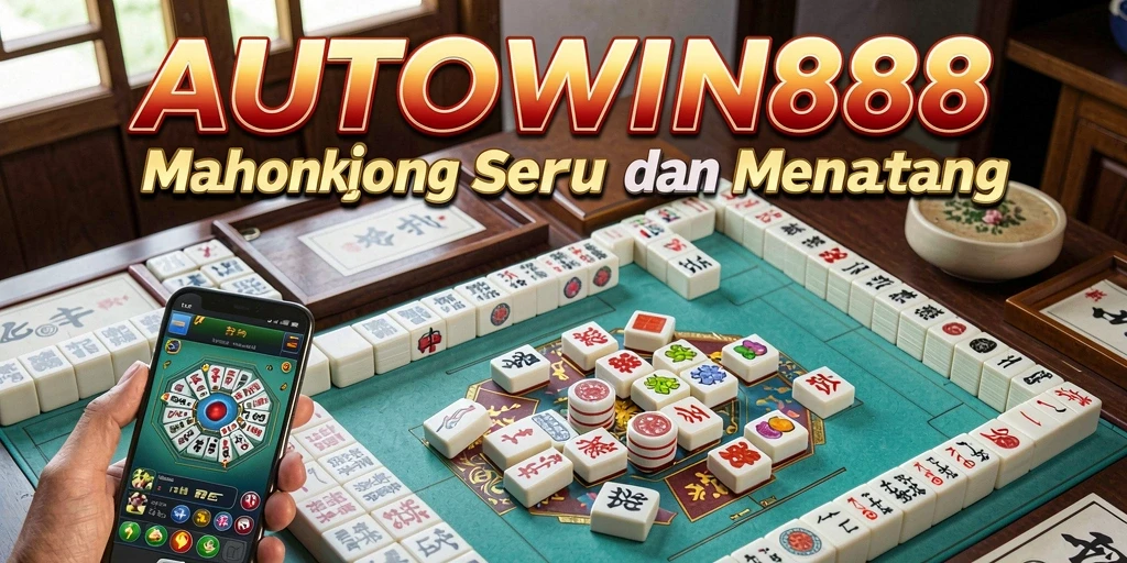 Screenshot gameplay AUTOWIN88 menunjukkan aksi seru permainan Mahjong.