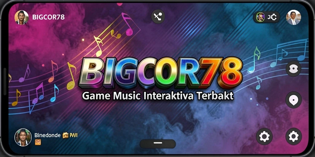 Screenshot dari gameplay <strong>BIGCOR78</strong> yang penuh warna dan interaktif.