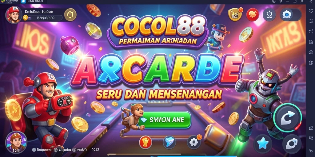 Tangkapan layar dari gameplay seru COCOL88 dalam aksi arcade.
