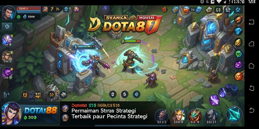 Tangkapan layar utama DOTA88 menampilkan gameplay intens dan strategi yang mendebarkan.