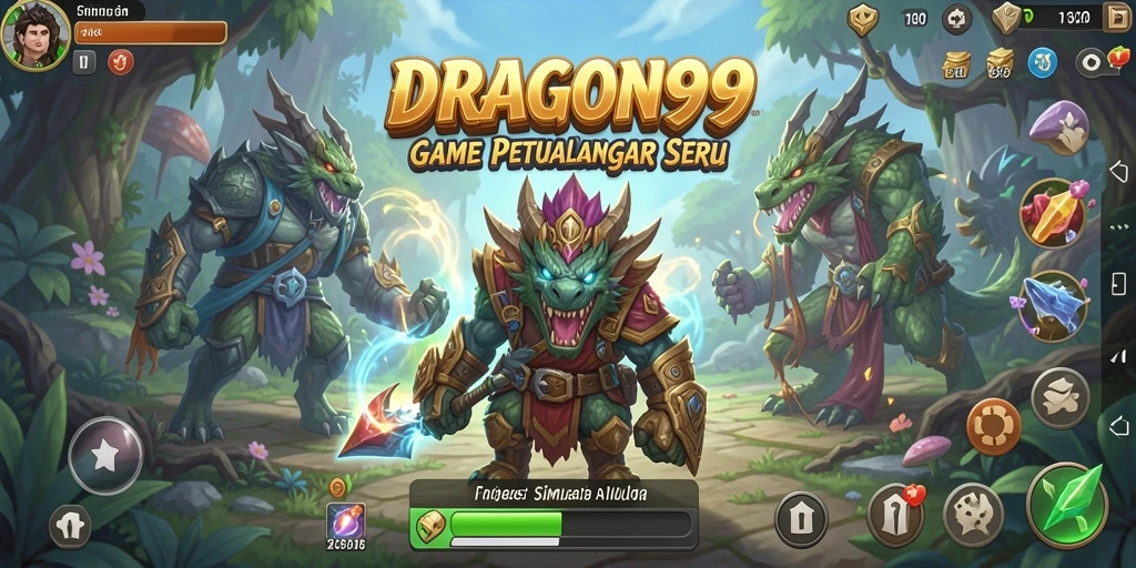Tangkapan layar gameplay seru DRAGON99 menampilkan petualangan epik.