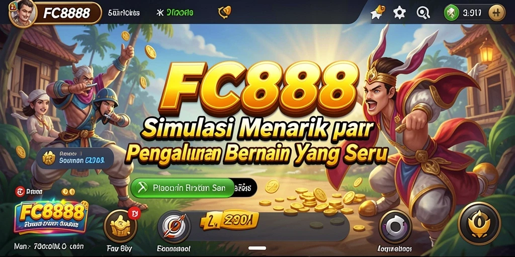 Screenshot utama gameplay menunjukkan karakter dalam situasi interaktif yang menarik.