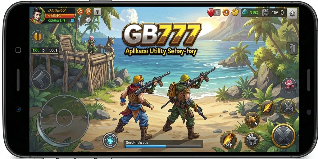 Screenshot GB777 menampilkan fitur Utility yang memudahkan kehidupan sehari-hari.