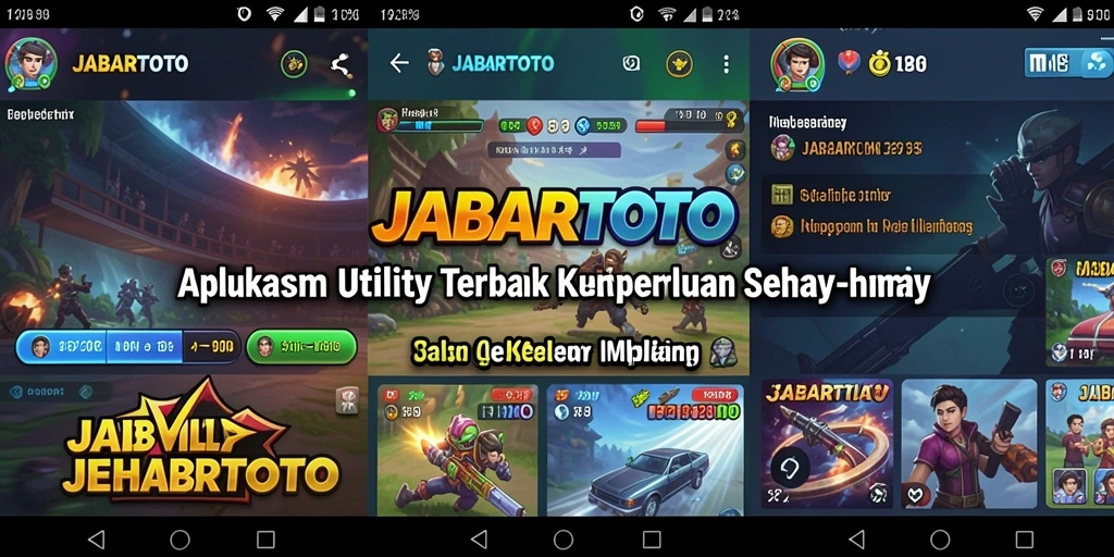 Tampilan antarmuka aplikasi JABARTOTO yang user-friendly dan menarik.