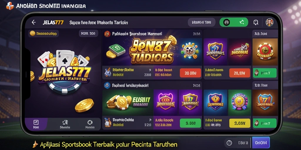 Tampilan gameplay menarik dari aplikasi Sportsbook JELAS777.
