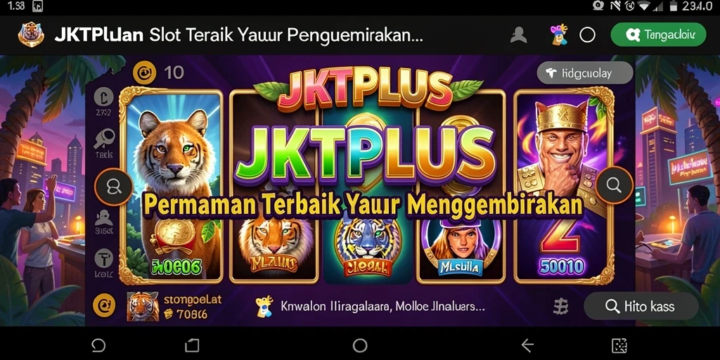 Tampilan gameplay JKTPLUS yang menarik dan menawan.