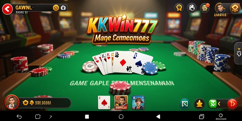 Screenshot permainan Gaple yang seru dan kompetitif di KKWIN777.