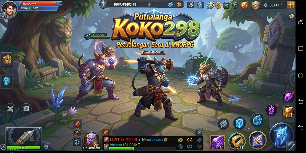 Tampilan gameplay KOKO288 yang menakjubkan dan interaktif.