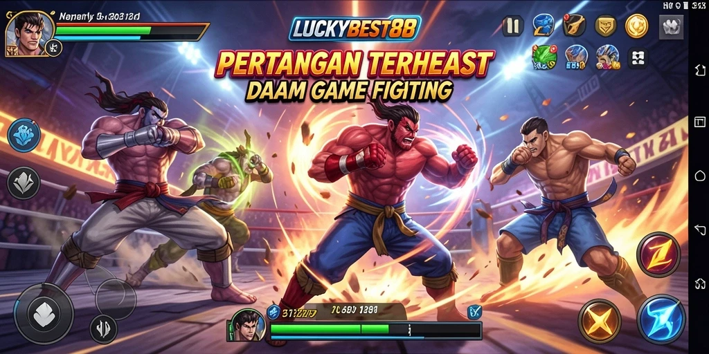 Tampilan menarik dari gameplay seru LUCKYBEST88.