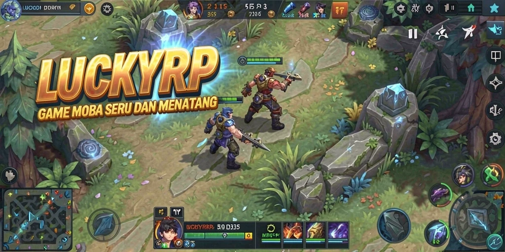 Gameplay seru dan kompetitif di arena LUCKYRP.