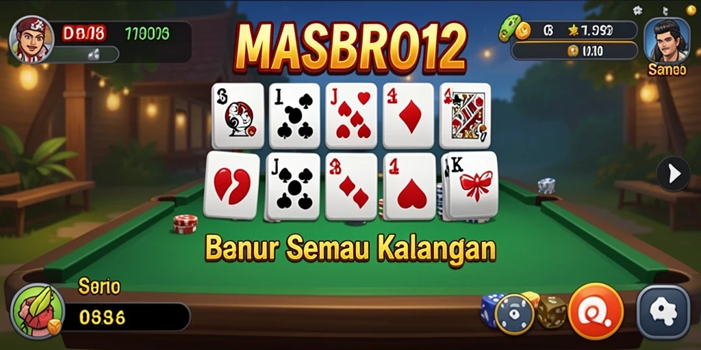 Screenshot menampilkan gameplay seru dari MASBRO12 dengan fitur interaksi.