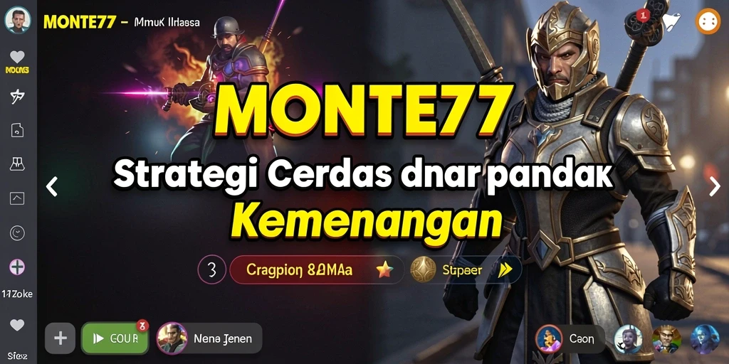 Gameplay intens dan seru dari MONTE77 yang menguji strategi Anda.