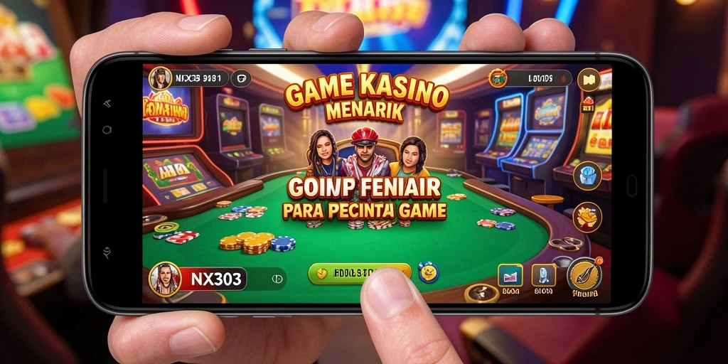 Tampilan menarik dari gameplay Kasino di NX303.