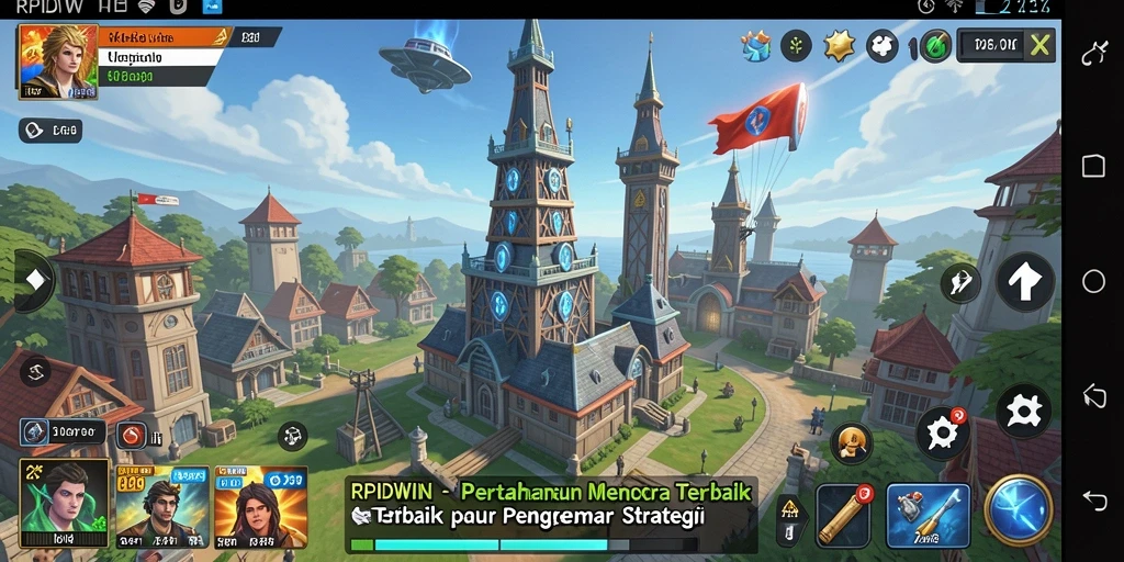 Gameplay menarakkan strategi di RPIDWIN yang menegangkan.