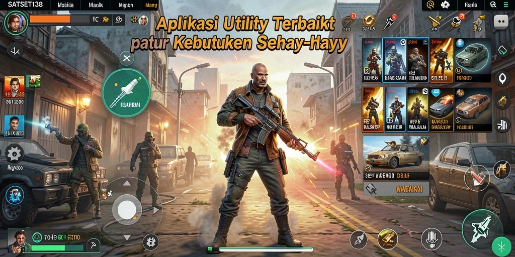 Screenshot utama SATSET138 menampilkan kemudahan penggunaan aplikasi Utility.