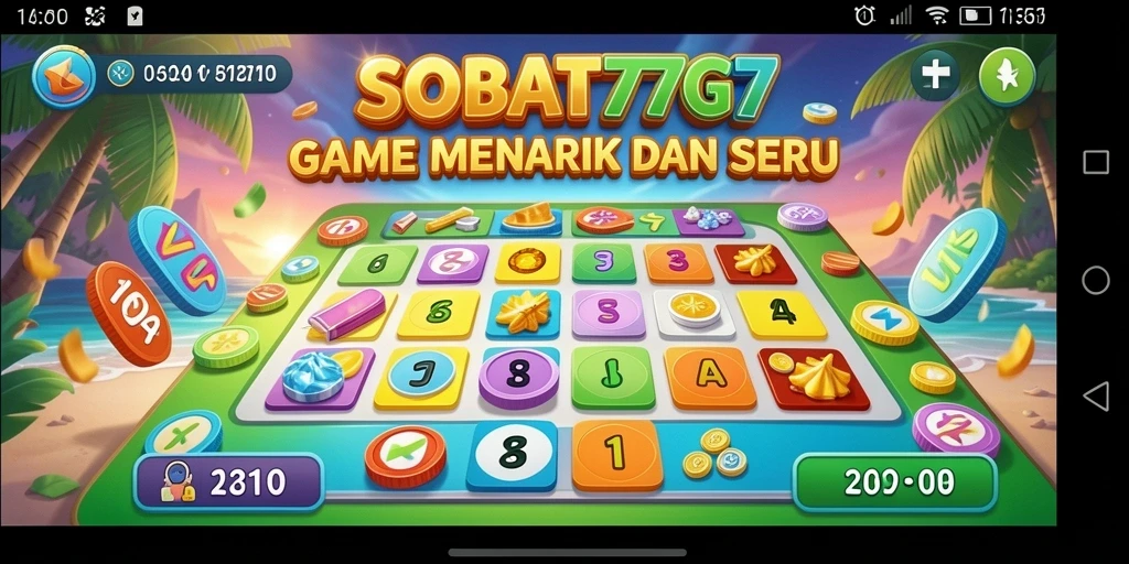 Tampilan menarik gameplay Bingo di SOBAT777.