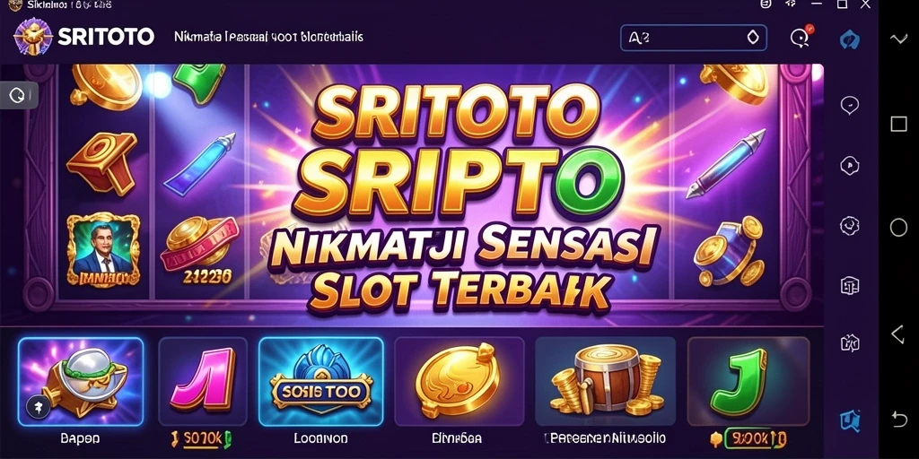 Tampilan menarik dari gameplay SRITOTO yang seru dan menghibur.