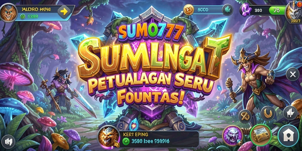 Tampilan gameplay yang mendebarkan dan penuh warna di SUMO777.