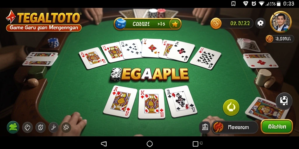 Tampilan gameplay TEGALTOTO yang seru dan kompetitif.