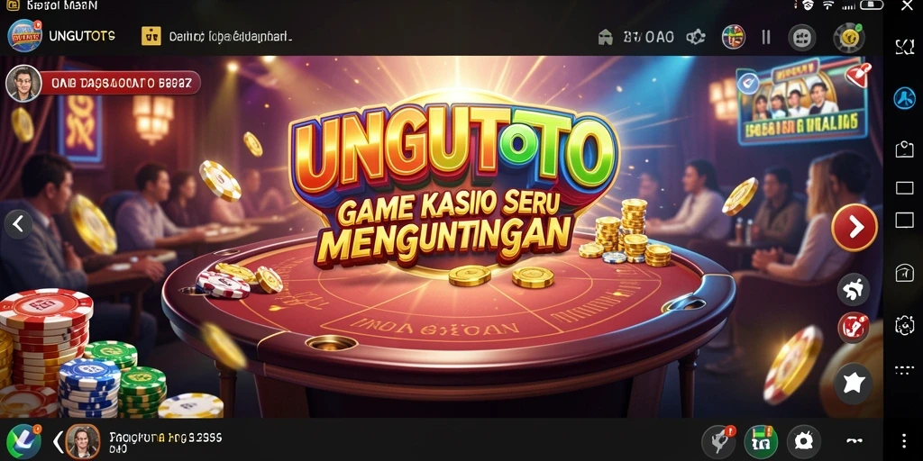 Tampilan gameplay yang menarik dan mendebarkan di UNGUTOTO.