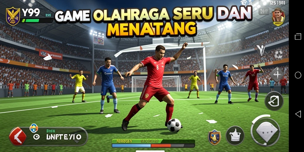 Tampilan seru dari gameplay Y89 dalam dunia olahraga.